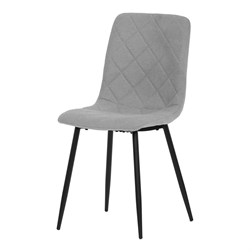 Jedálenská stolička, sivá, látka, CT-283 SIL2