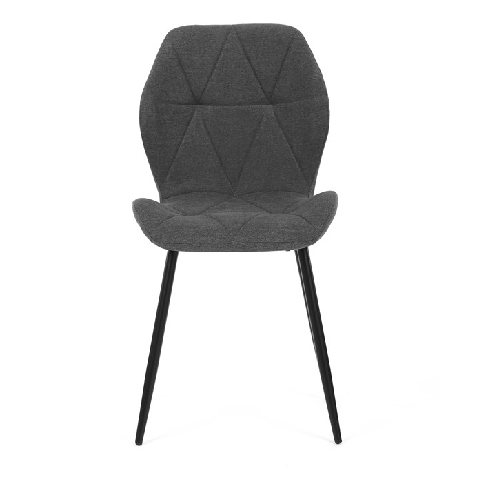 Jedálenská stolička, sivá, látka, CT-285 GREY2