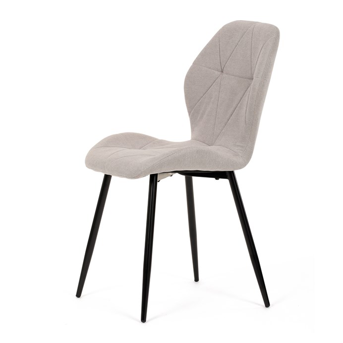 Jedálenská stolička, hnedá, látka, CT-285 LAN2