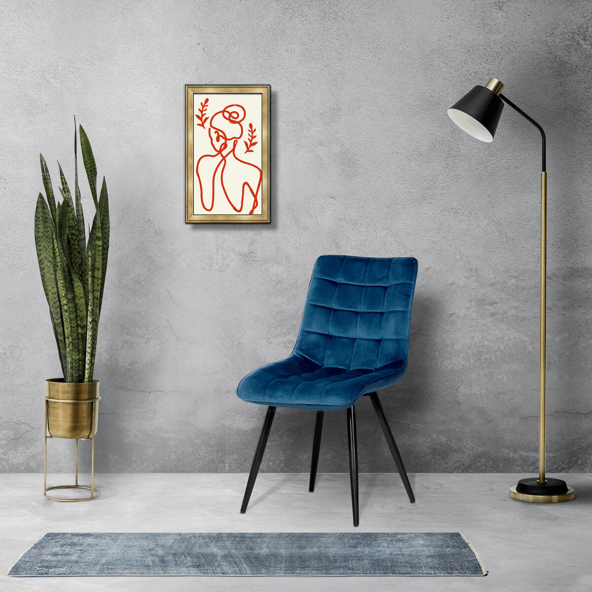 Jedálenská stolička CT-384 BLUE4