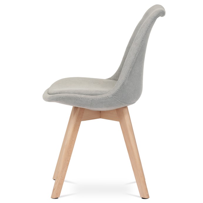 Jedálenská stolička, béžová, látka, CT-751 LAN2