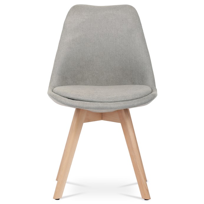 Jedálenská stolička, béžová, látka, CT-751 LAN2