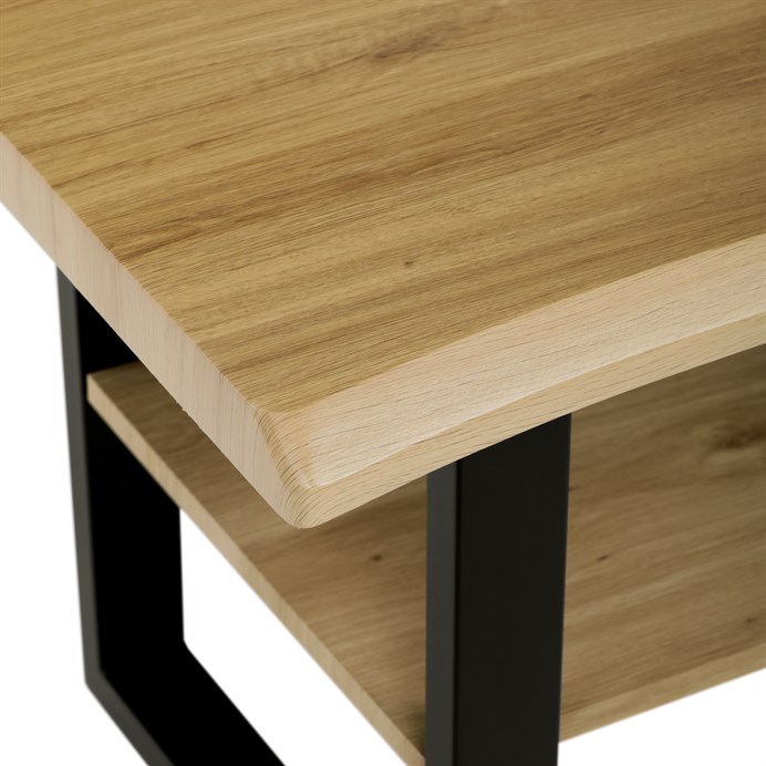 Konferenčný stolík 120x60cm, mdf, divoký dub, CT-F4212 OAK