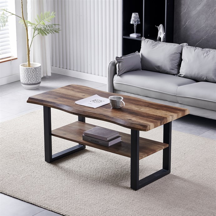 Konferenčný stolík 120x60cm, mdf, old wood, CT-F4212 OLW