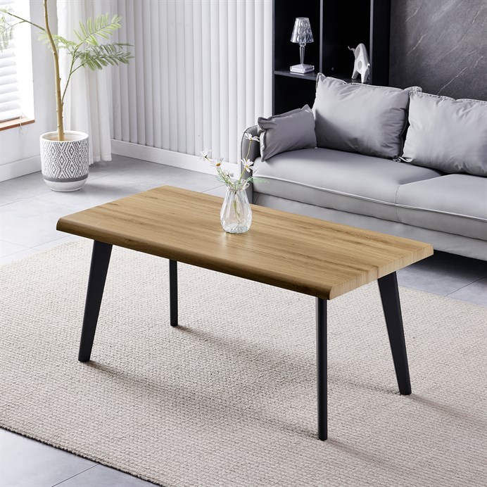 Konferenčný stolík 120x60cm, mdf, divoký dub, CT-F4412 OAK