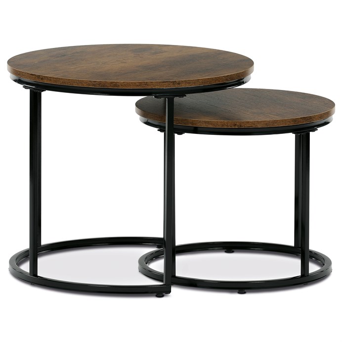 Odkladací stolík 53x53cm, mdf, old wood, CT-G1145 OLW