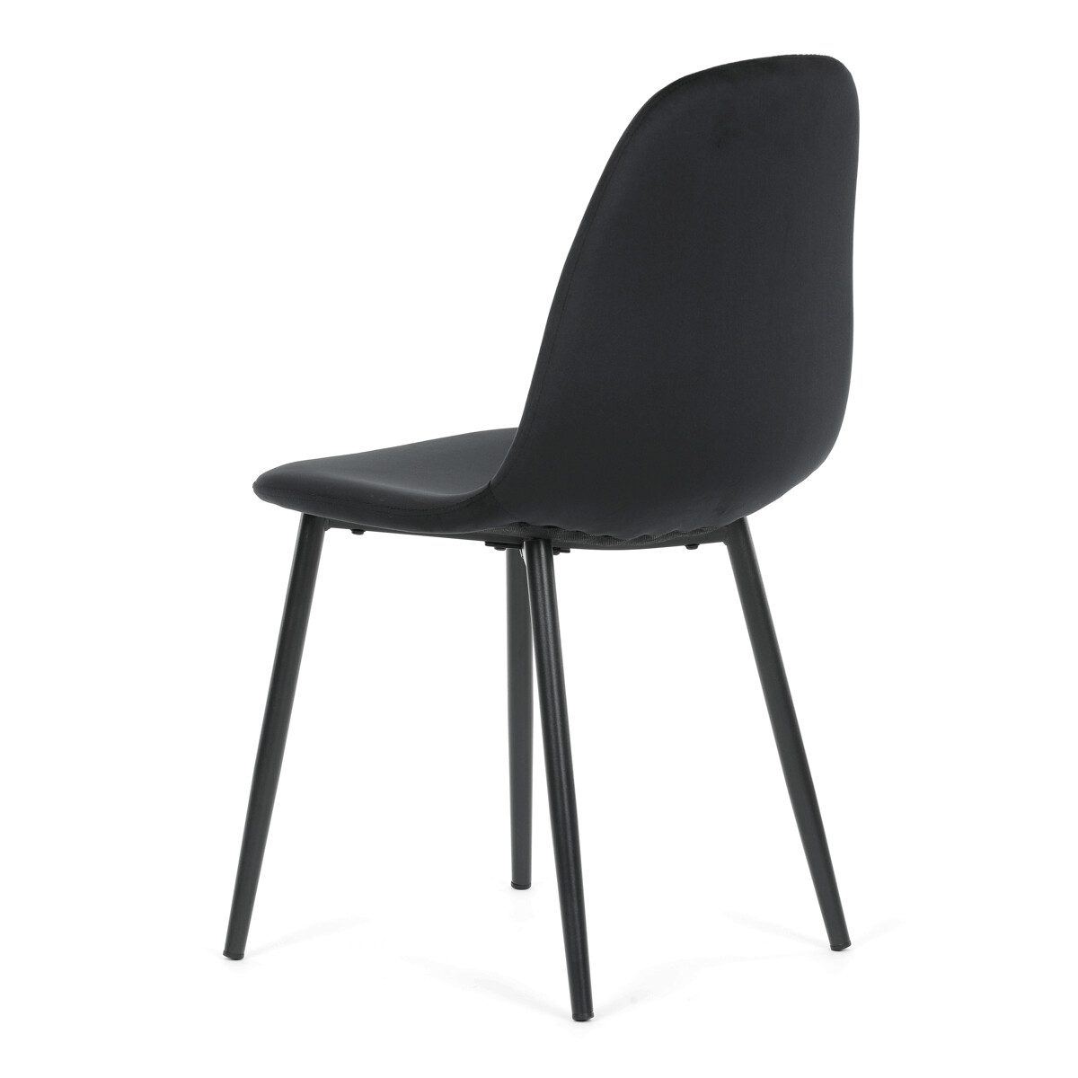 Jedálenská stolička látka/kov CT-V2971 Čierna
