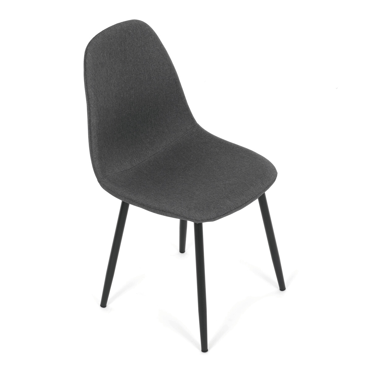 Jedálenská stolička látka/kov CT-V2972 Krémová
