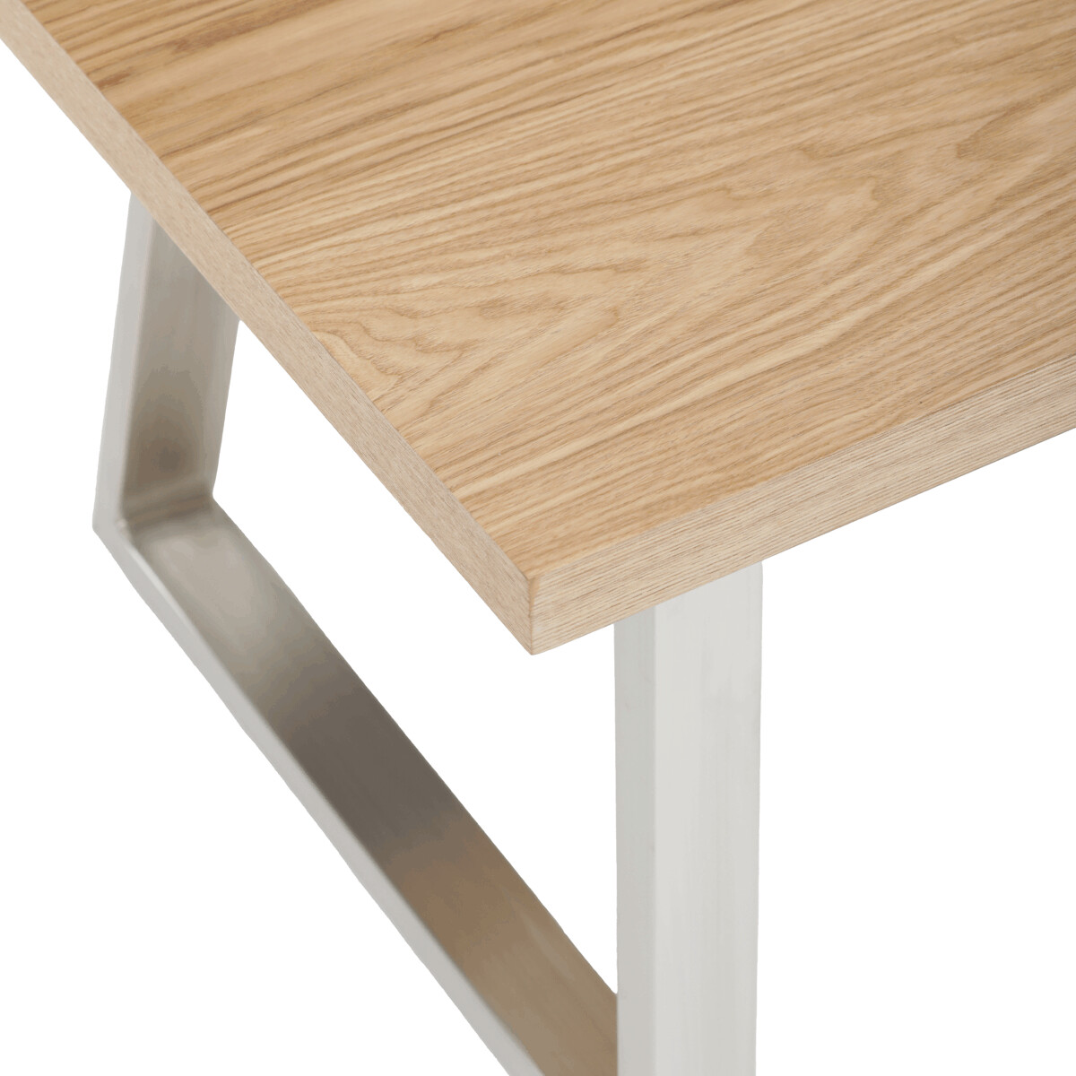 Konferenčný stolík dyha/brúsený nerez CT-W1515 OAK Dub