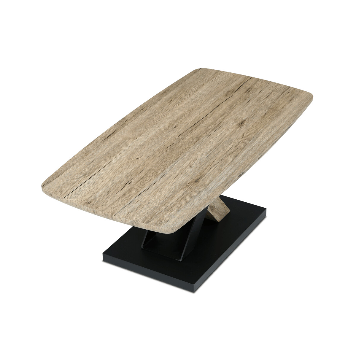 Konferenčný stolík MDF/kov CT-W1570 SRE Hnedá
