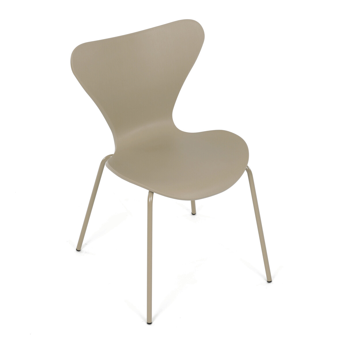 Jedálenská stolička plast/kov CT-X7034 Béžová