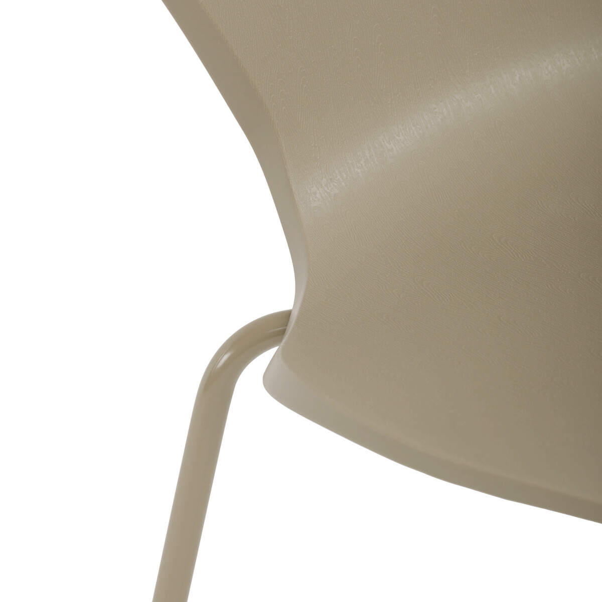Jedálenská stolička plast/kov CT-X7034 Béžová