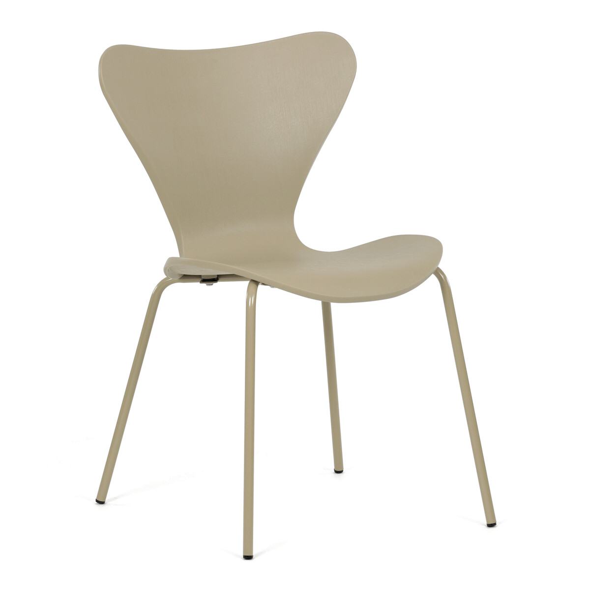 Jedálenská stolička plast/kov CT-X7034 Béžová