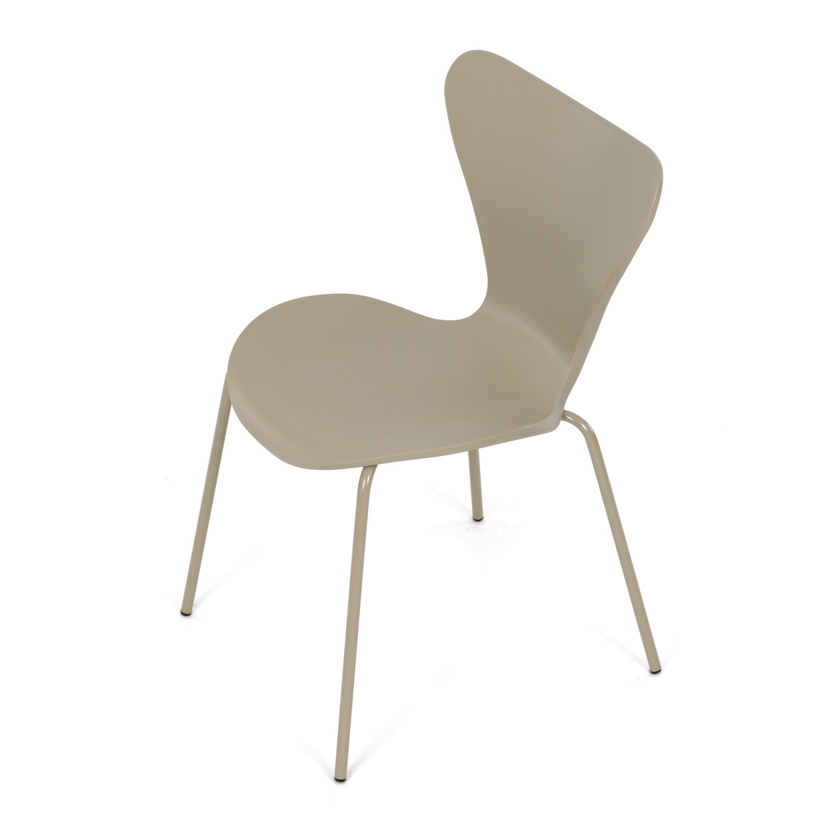 Jedálenská stolička plast/kov CT-X7034 Béžová