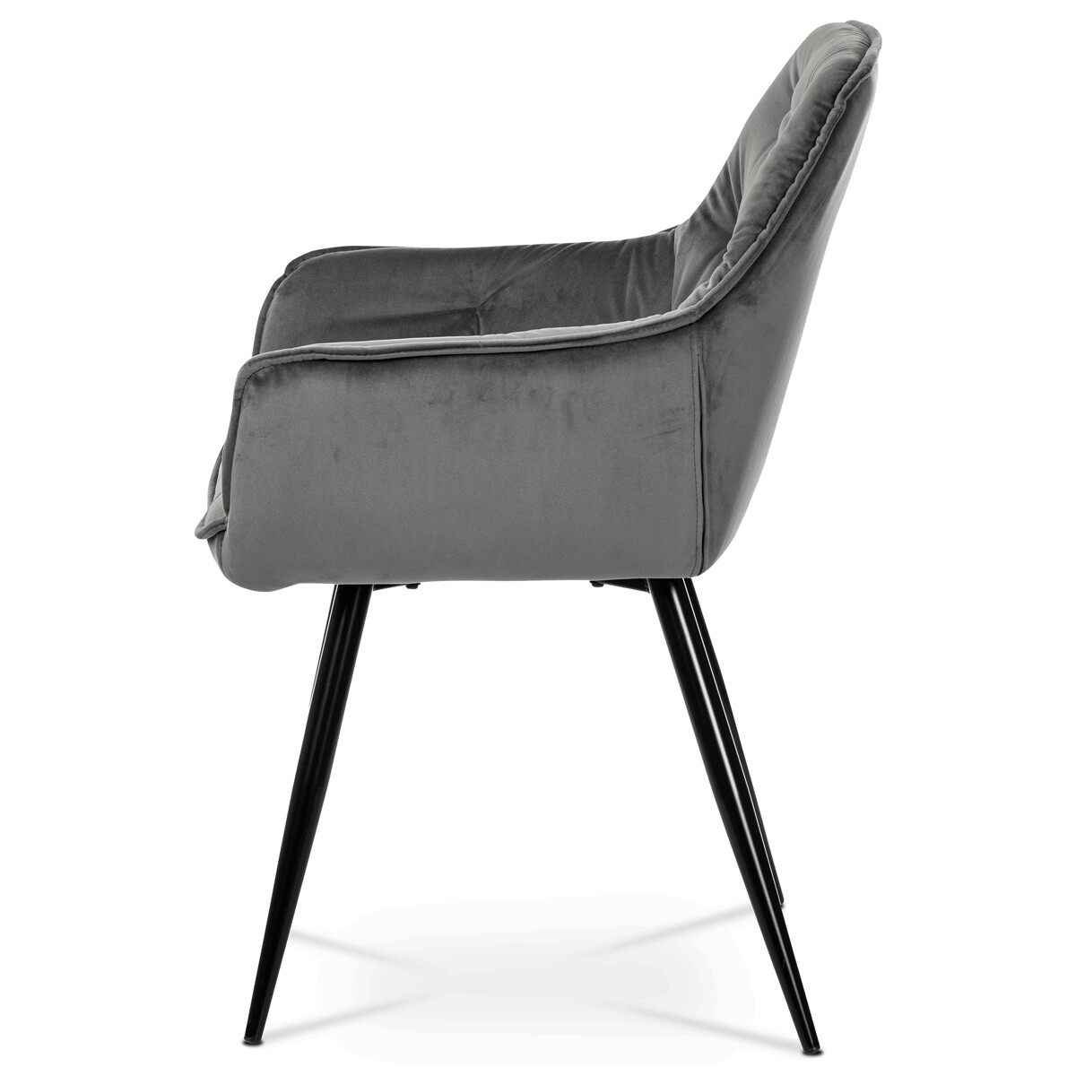 Jedálenské kreslo látka/kov DCH-421 GREY4