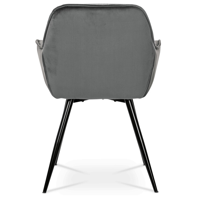 Jedálenská stolička šedá VELVET DCH-421 GREY4