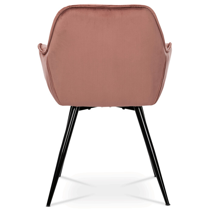 Jedálenská stolička ružová VELVET DCH-421 PINK4