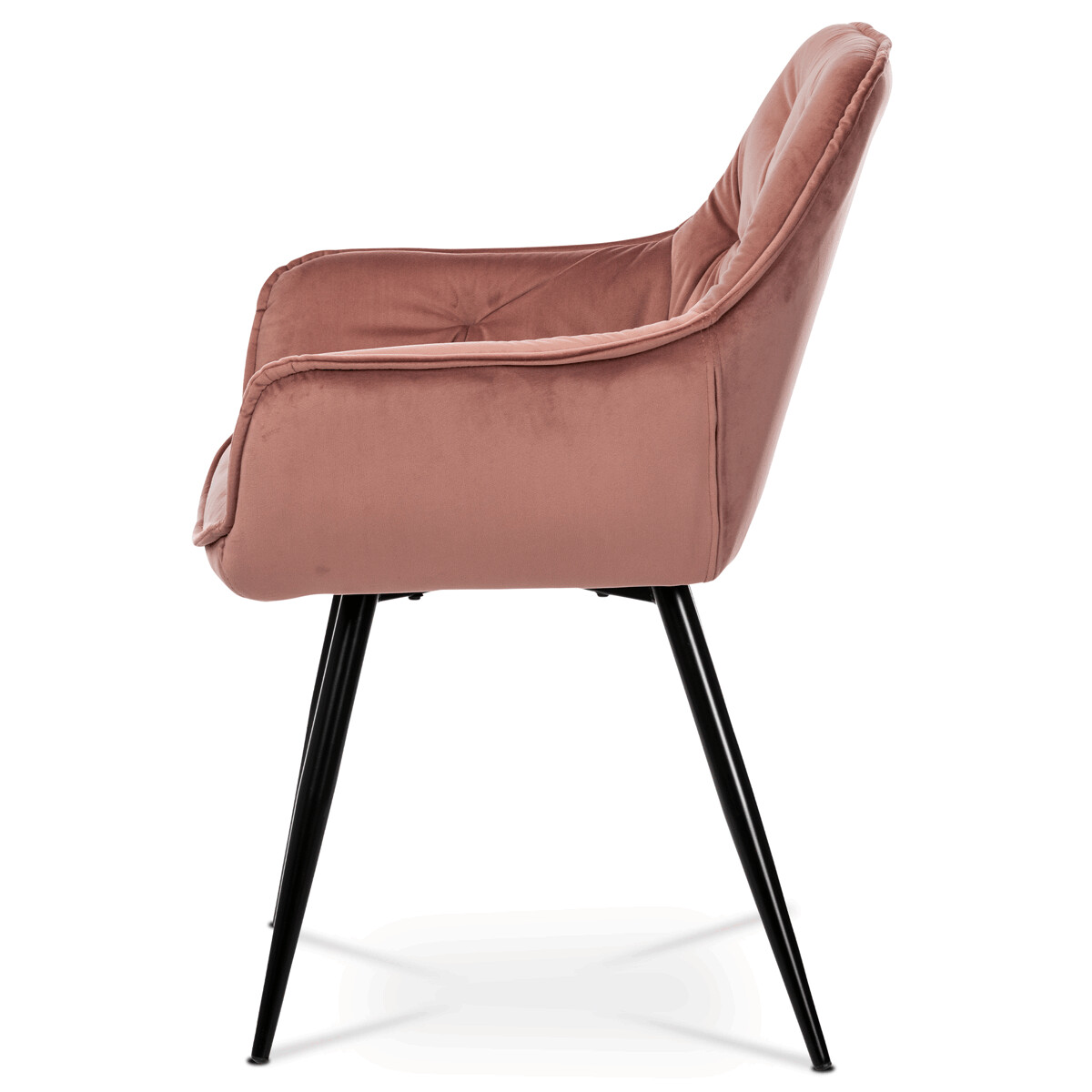 Jedálenské kreslo látka/kov DCH-421 PINK4
