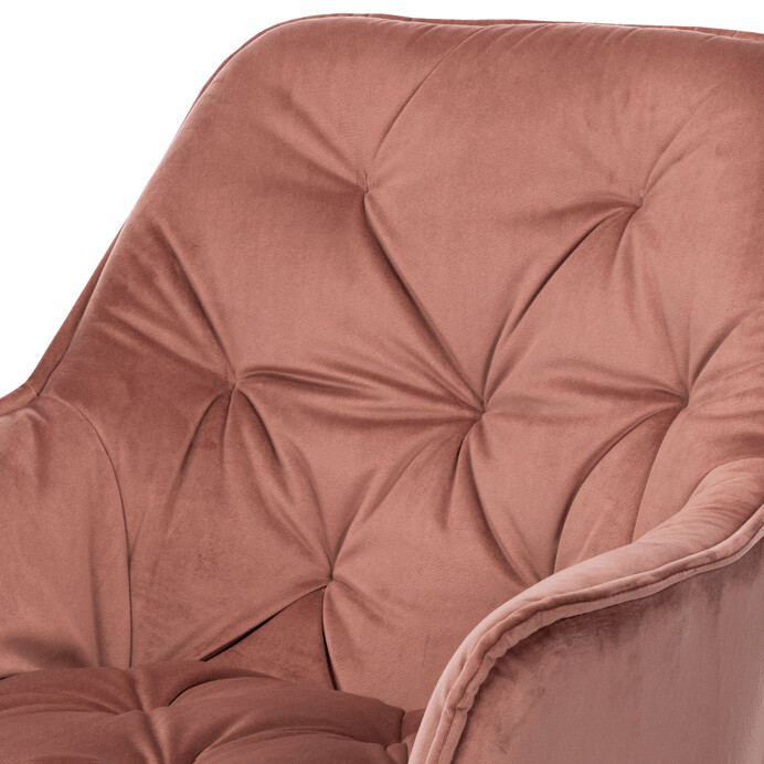 Jedálenská stolička ružová VELVET DCH-421 PINK4