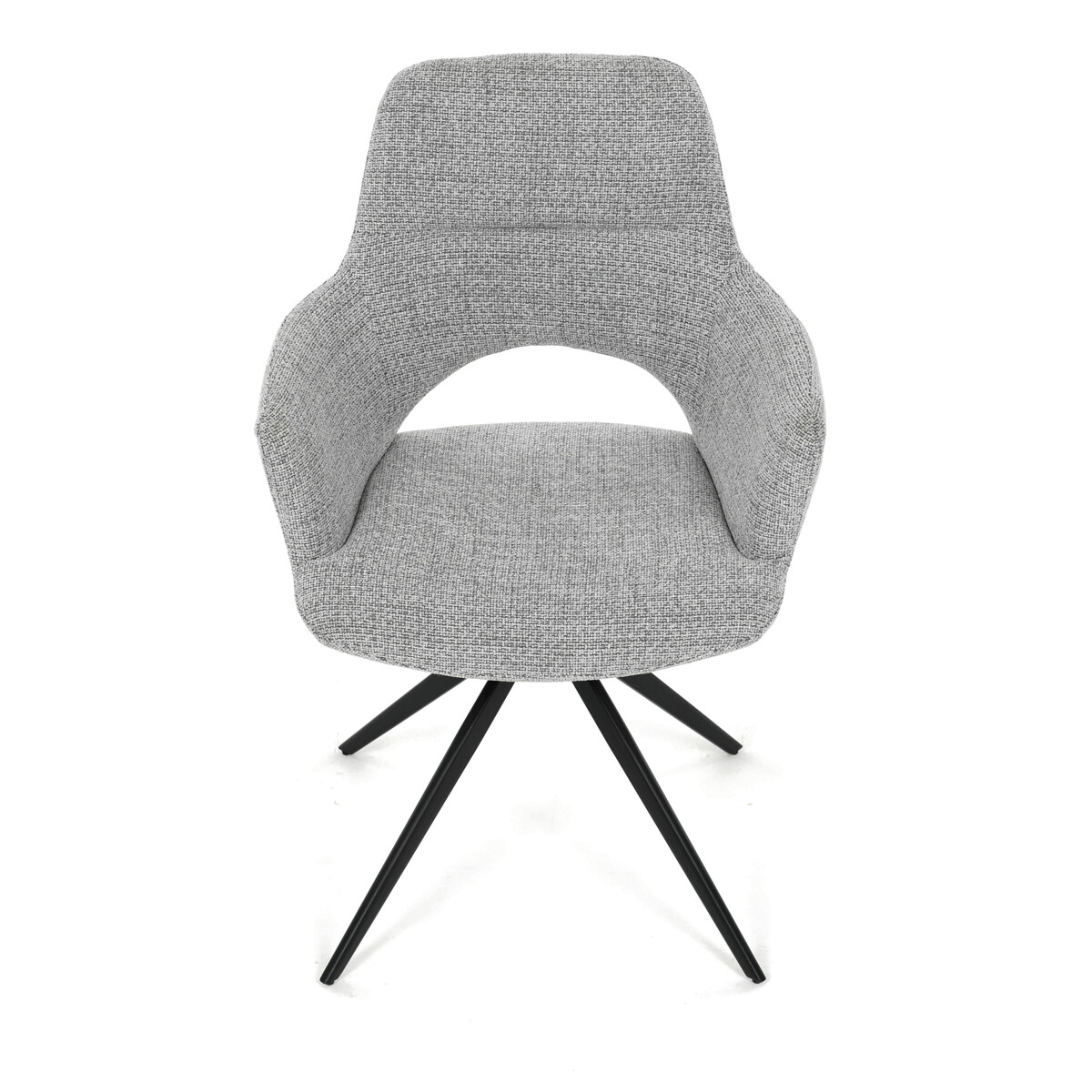 Jedálenské kreslo látka/kov DCH-D1320 GREY2
