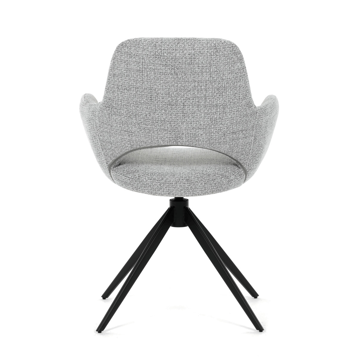 Jedálenské kreslo látka/kov DCH-D1320 GREY2