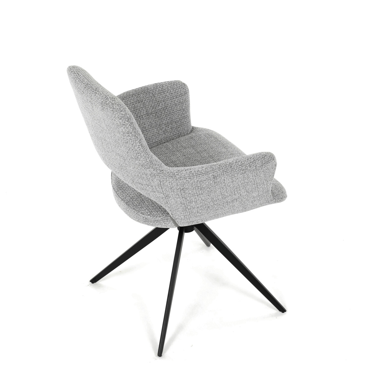 Jedálenské kreslo látka/kov DCH-D1320 GREY2