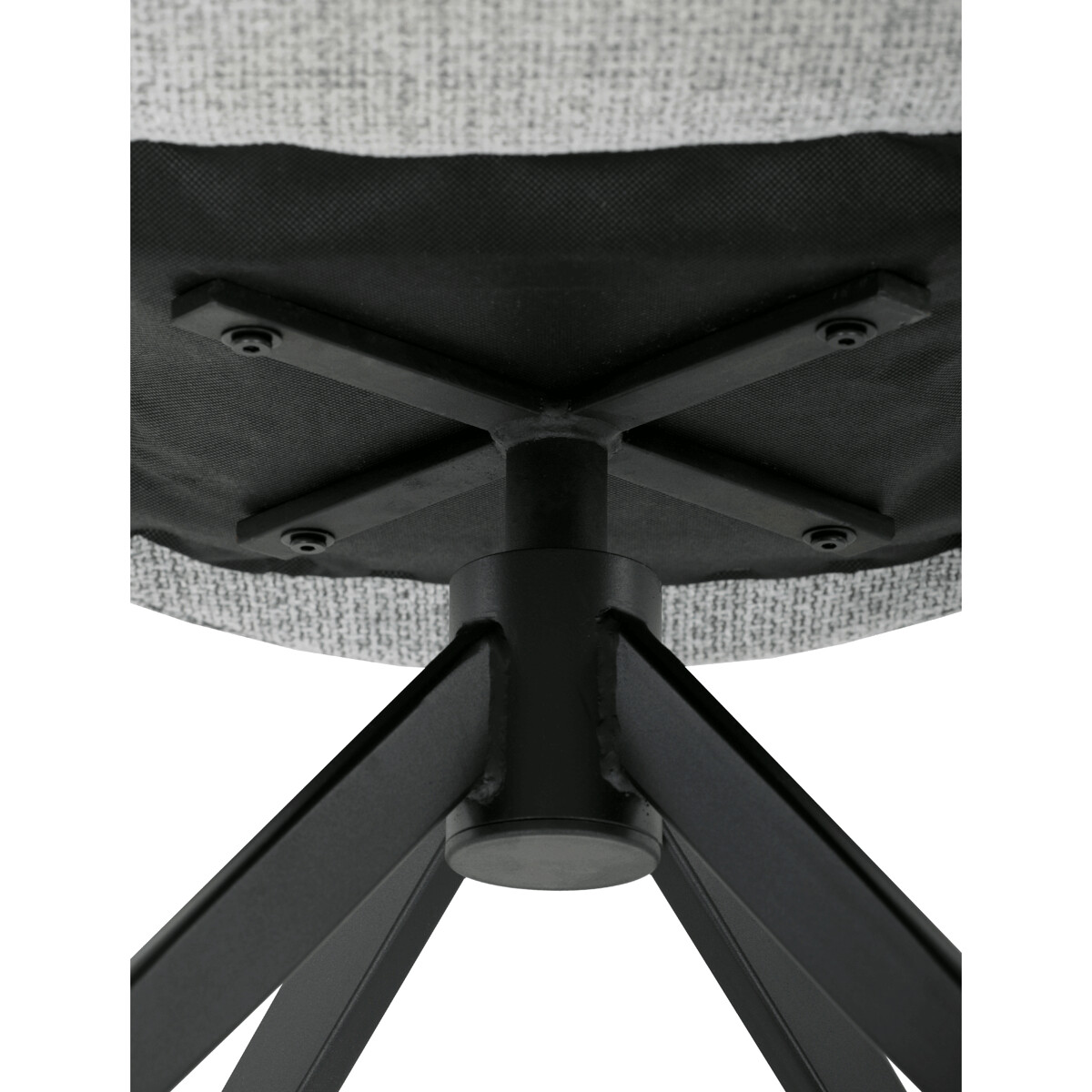 Jedálenské kreslo látka/kov DCH-D1320 GREY2