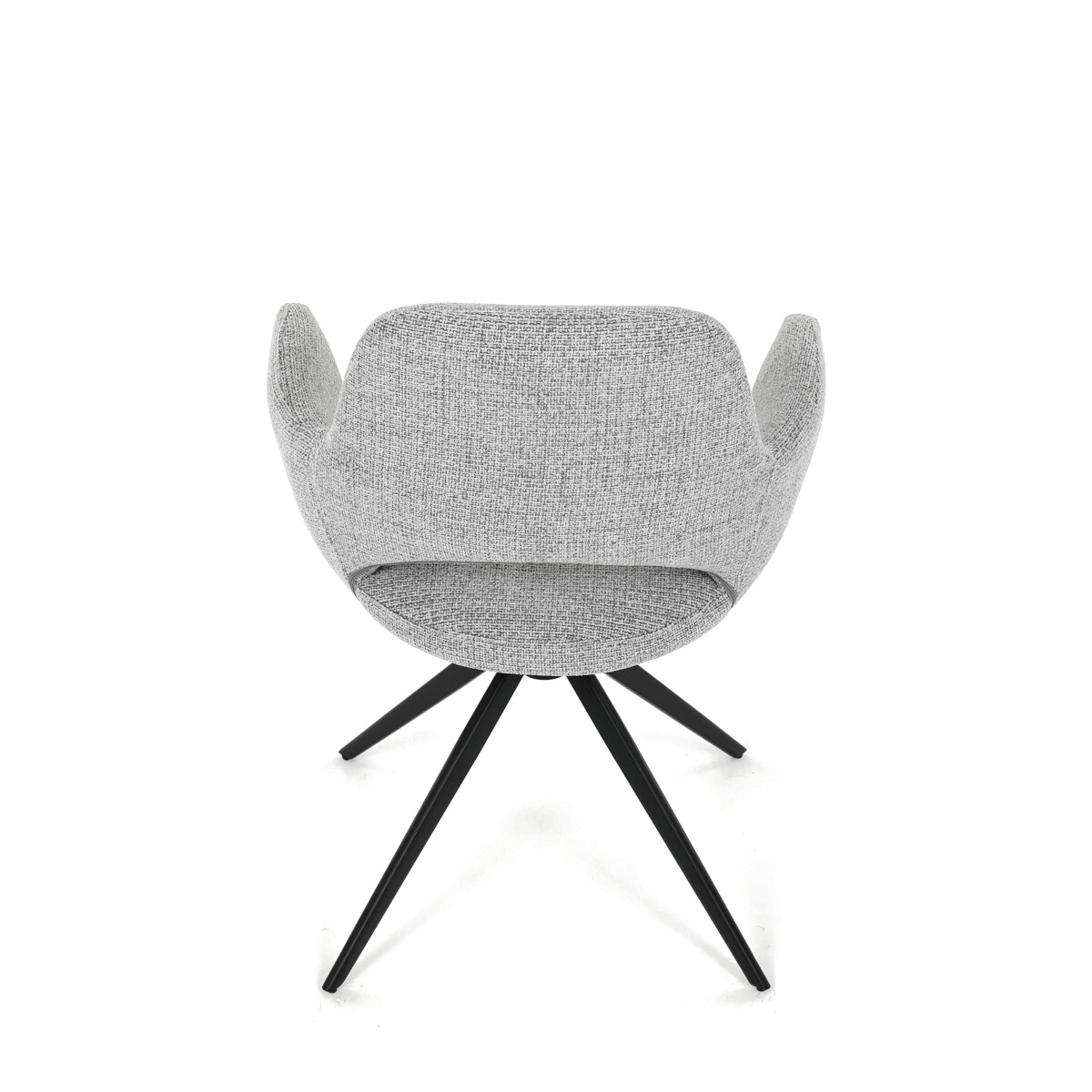 Jedálenské kreslo látka/kov DCH-D1320 GREY2