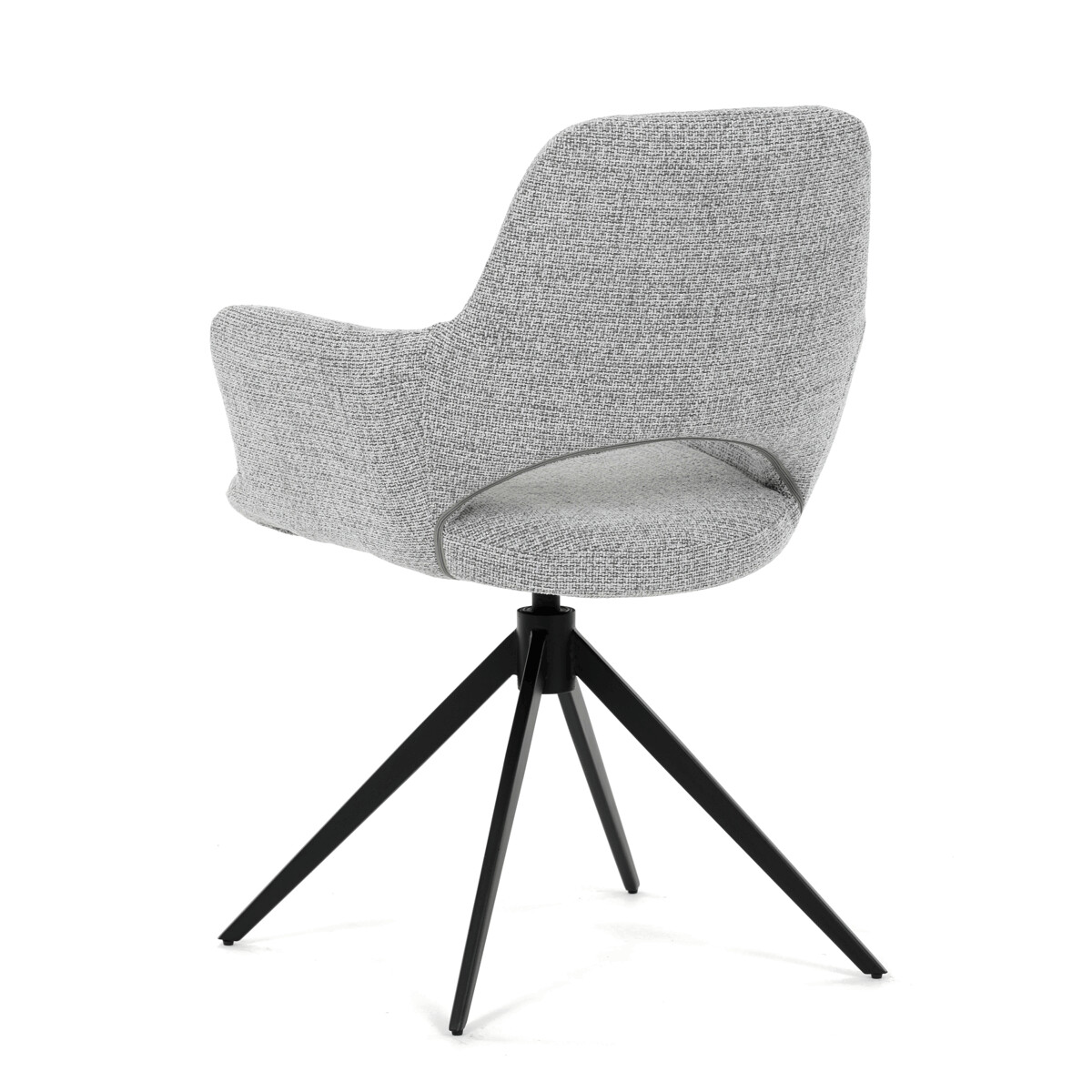 Jedálenské kreslo látka/kov DCH-D1320 GREY2