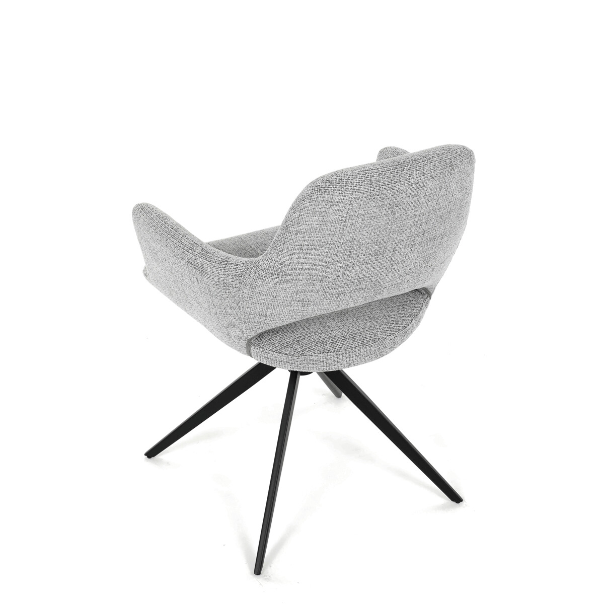 Jedálenské kreslo látka/kov DCH-D1320 GREY2