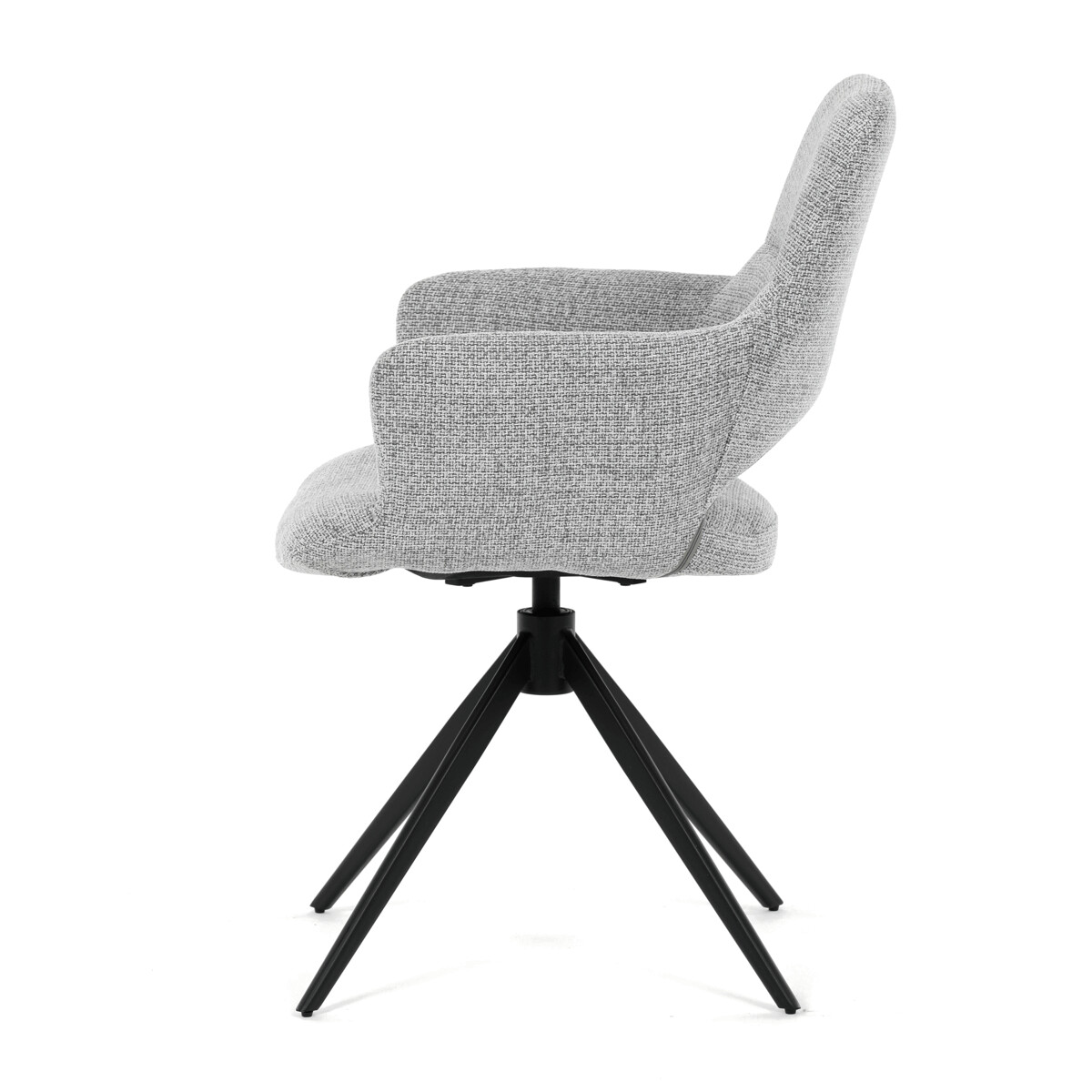 Jedálenské kreslo látka/kov DCH-D1320 GREY2