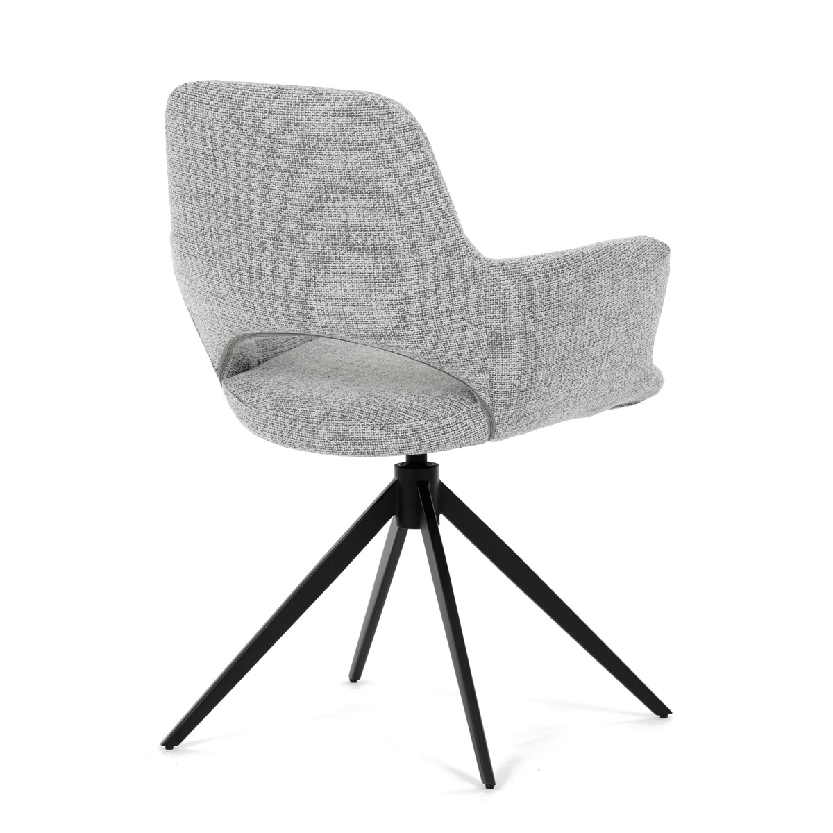 Jedálenské kreslo látka/kov DCH-D1320 GREY2