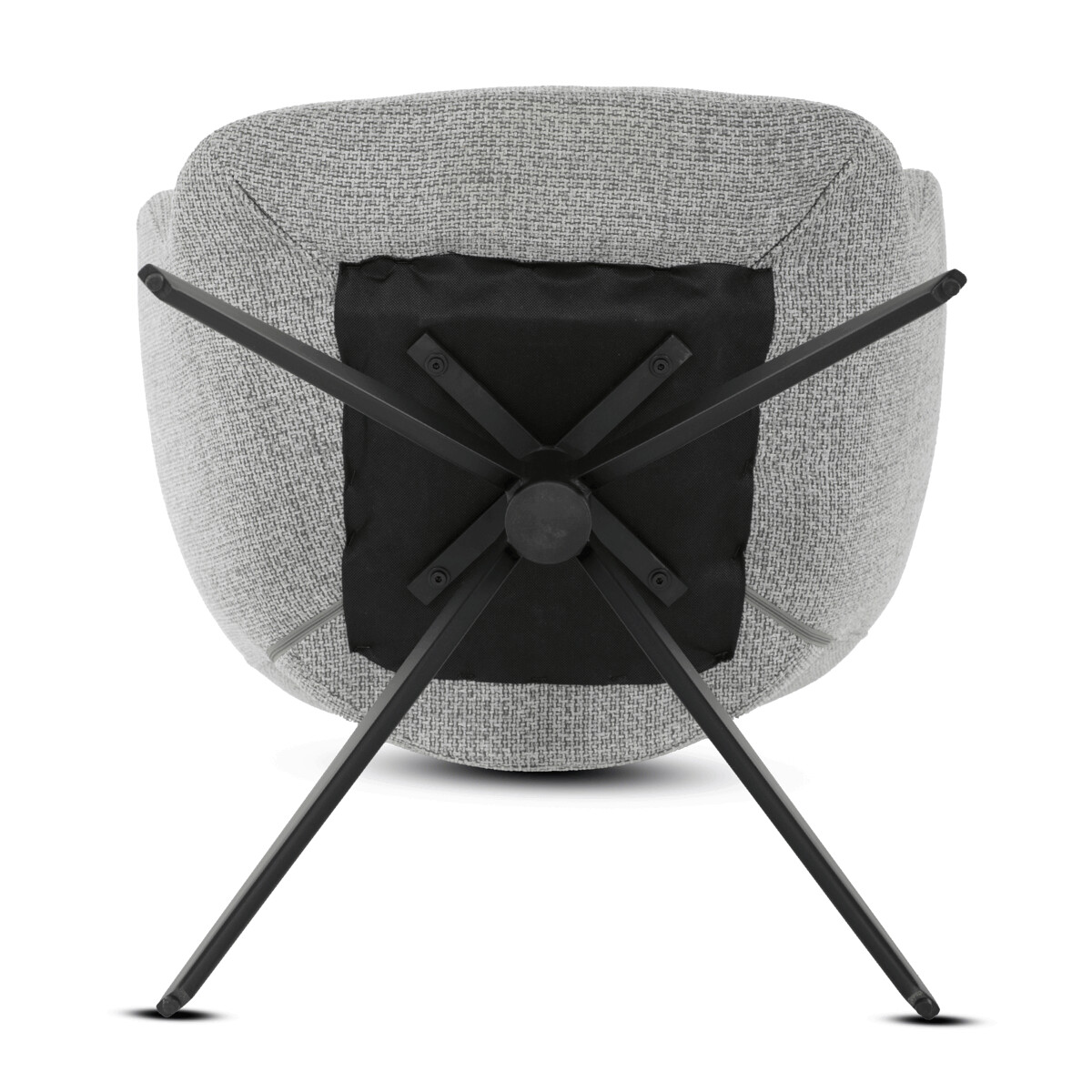 Jedálenské kreslo látka/kov DCH-D1320 GREY2