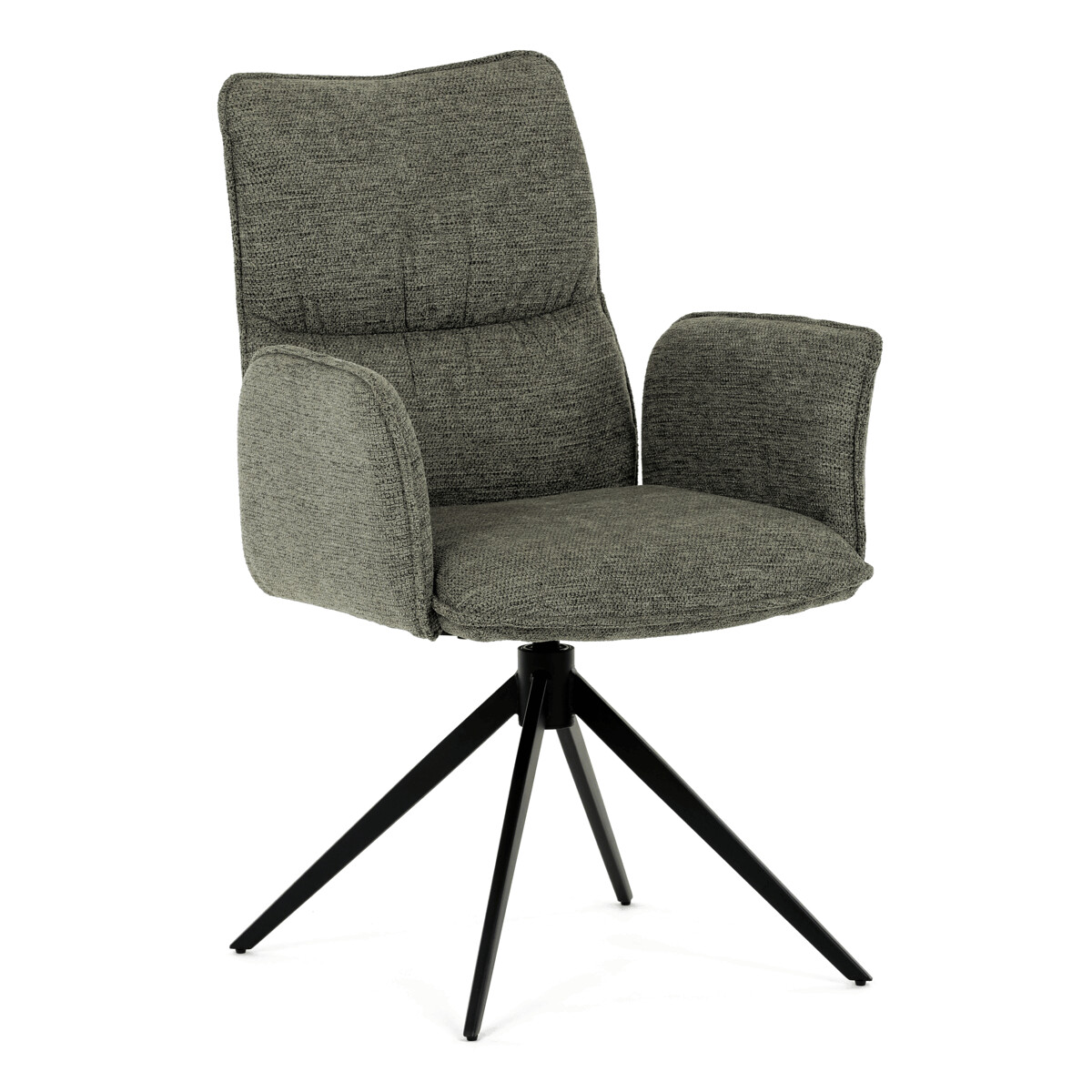 Jedálenská stolička látka/kov DCH-D1328 Zelená