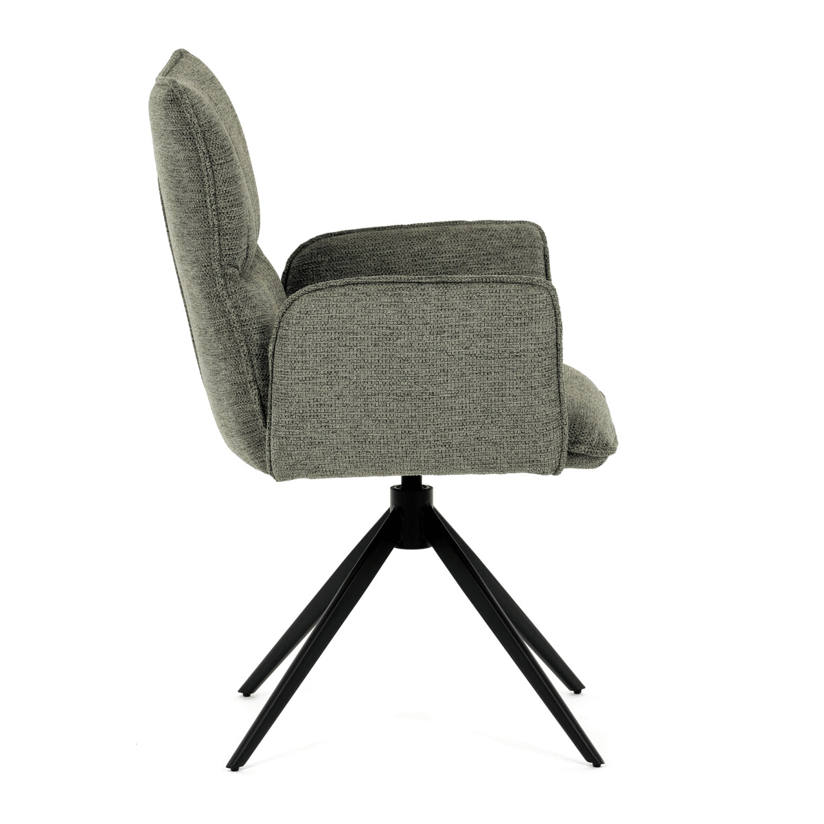 Jedálenská stolička látka/kov DCH-D1328 Zelená