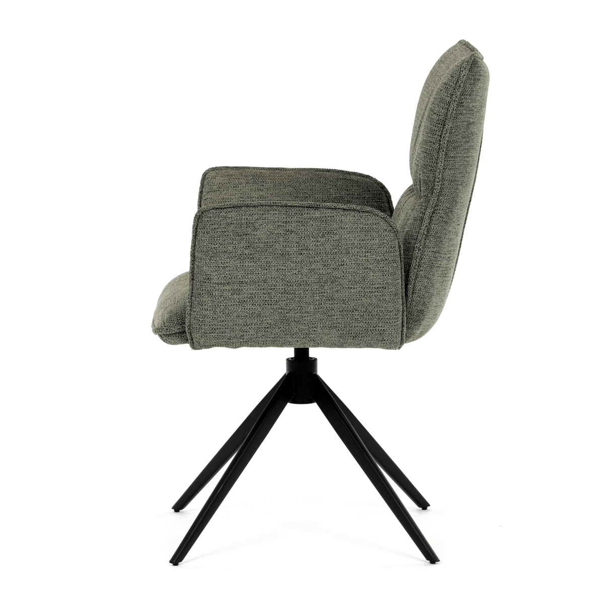 Jedálenská stolička látka/kov DCH-D1328 Zelená