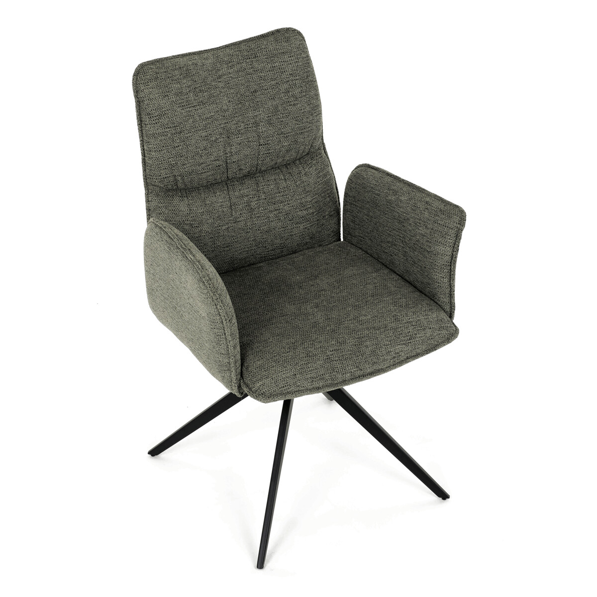 Jedálenská stolička látka/kov DCH-D1328 Zelená
