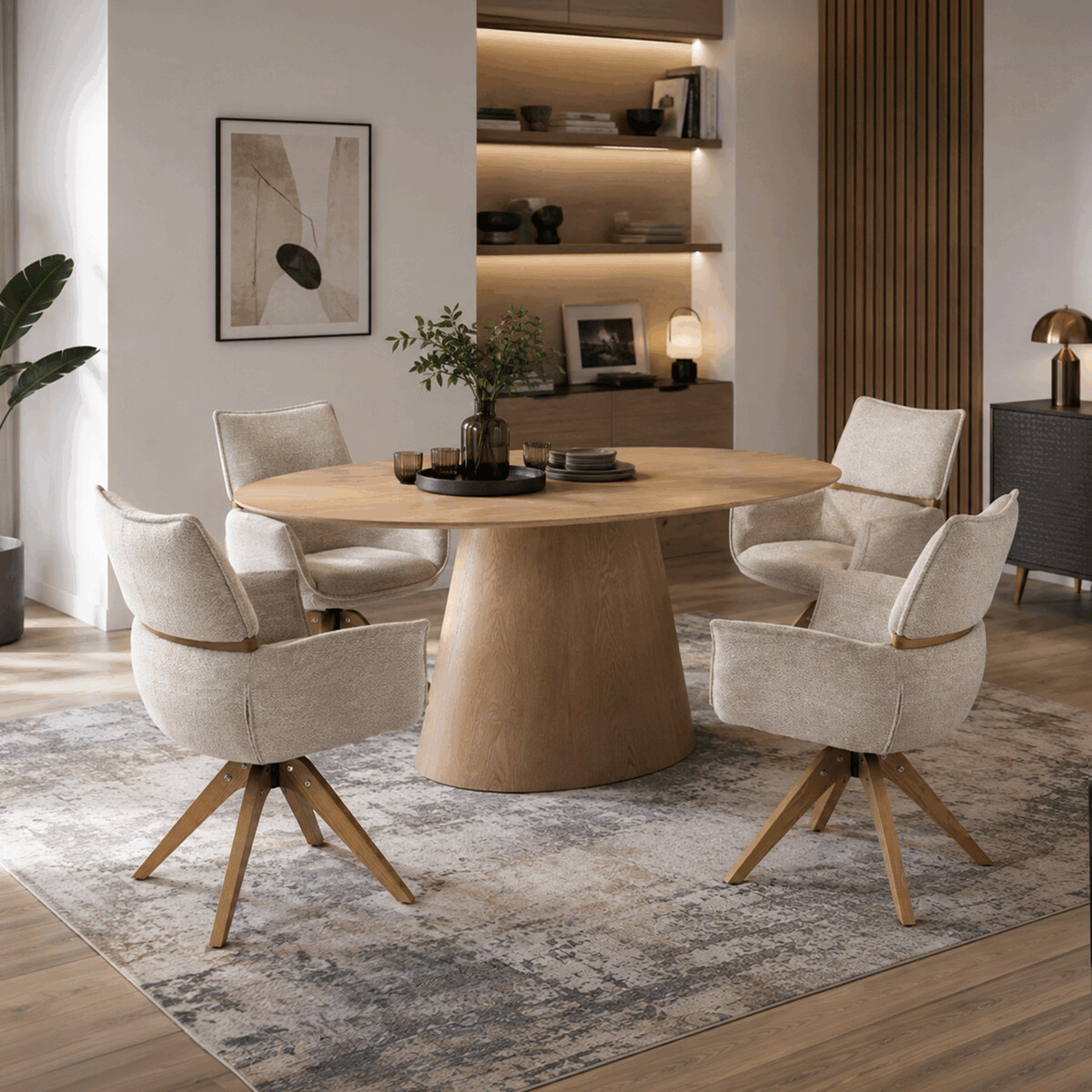 Jedálenské kreslo DCH-D1348 GREY2