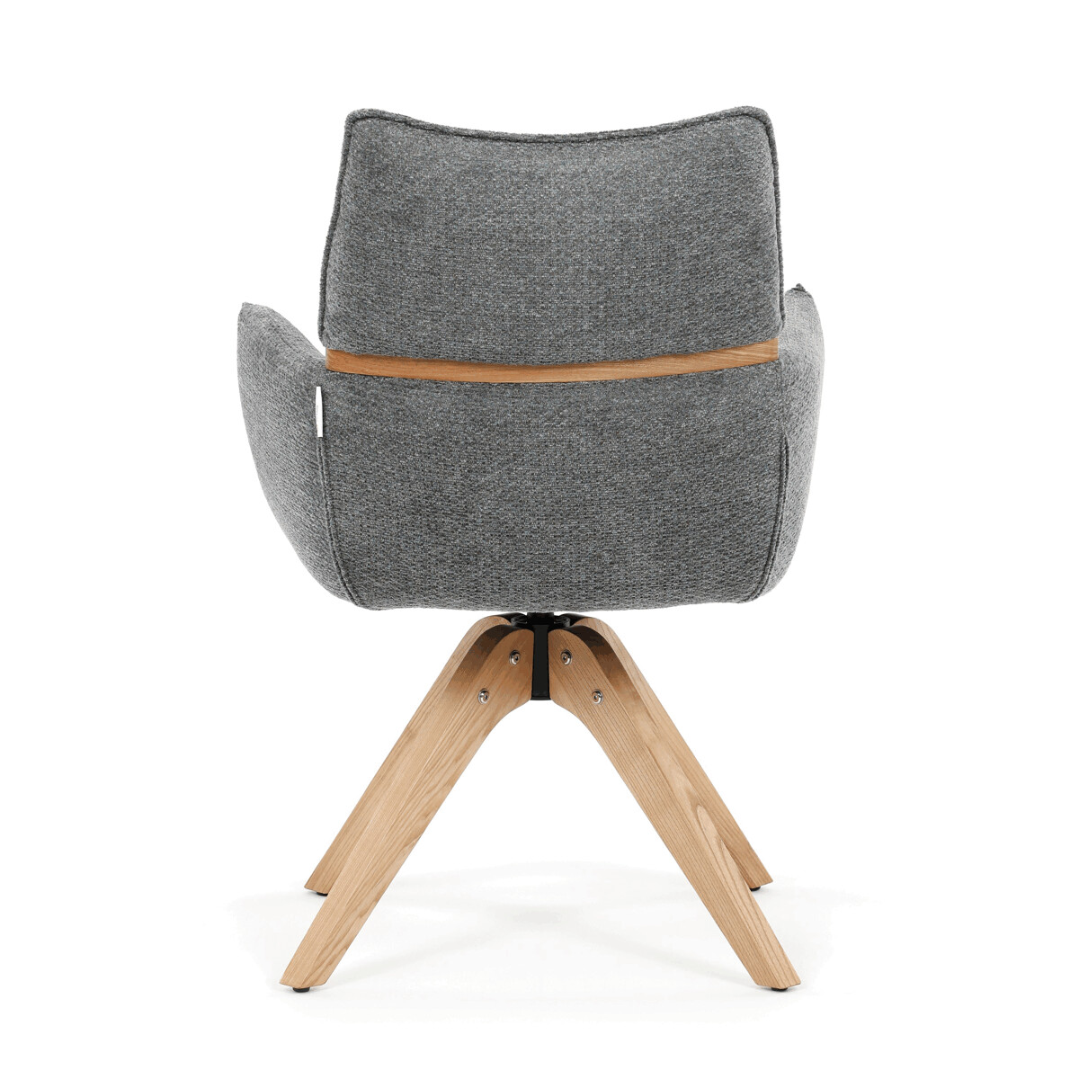 Jedálenské kreslo látka/drevo DCH-D1348 GREY2