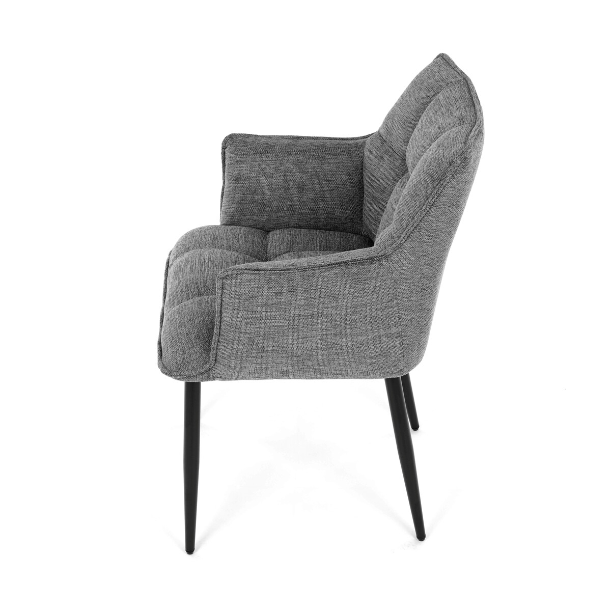 Jedálenské kreslo látka/kov DCH-J2139 GREY2