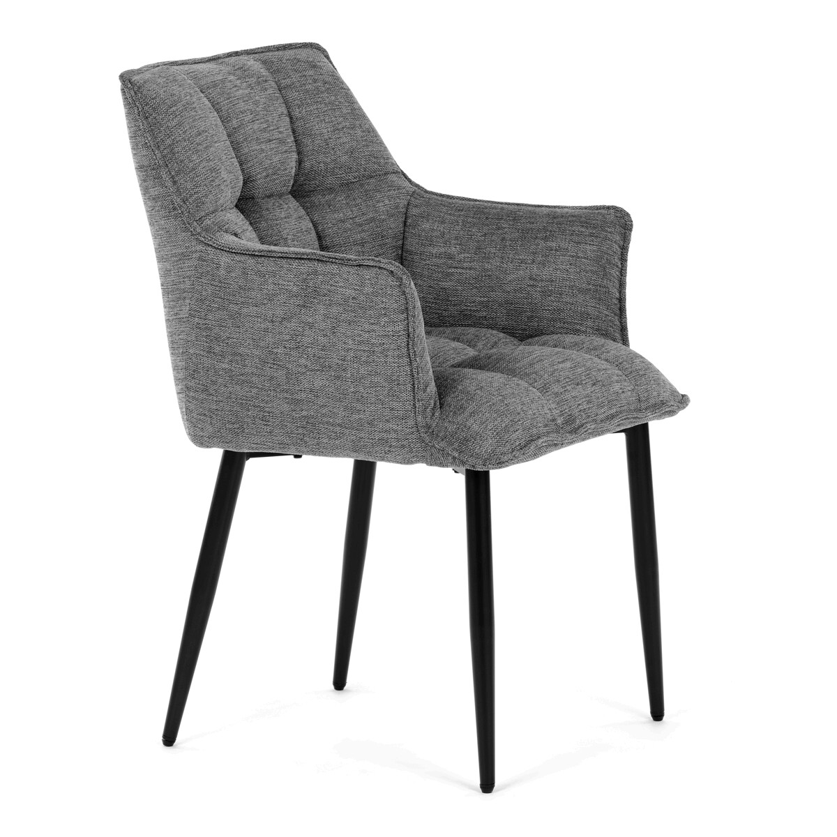 Jedálenské kreslo látka/kov DCH-J2139 GREY2