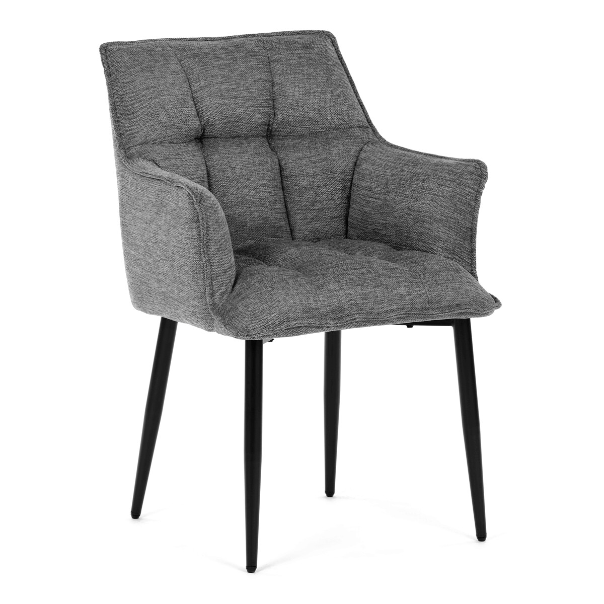 Jedálenské kreslo látka/kov DCH-J2139 GREY2