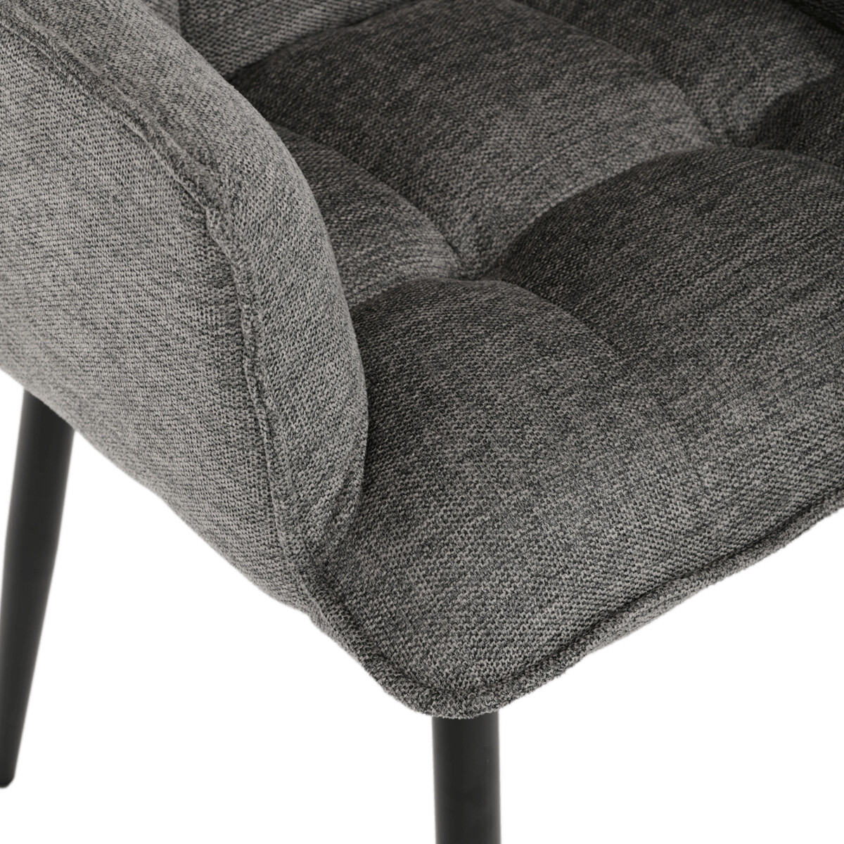 Jedálenské kreslo látka/kov DCH-J2139 GREY2