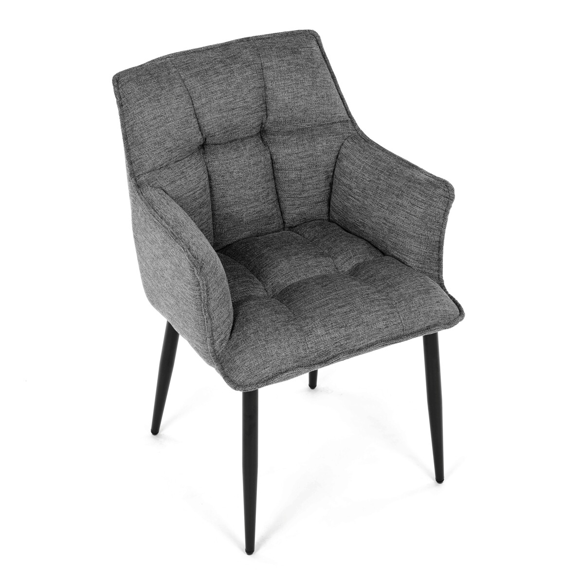 Jedálenské kreslo látka/kov DCH-J2139 GREY2