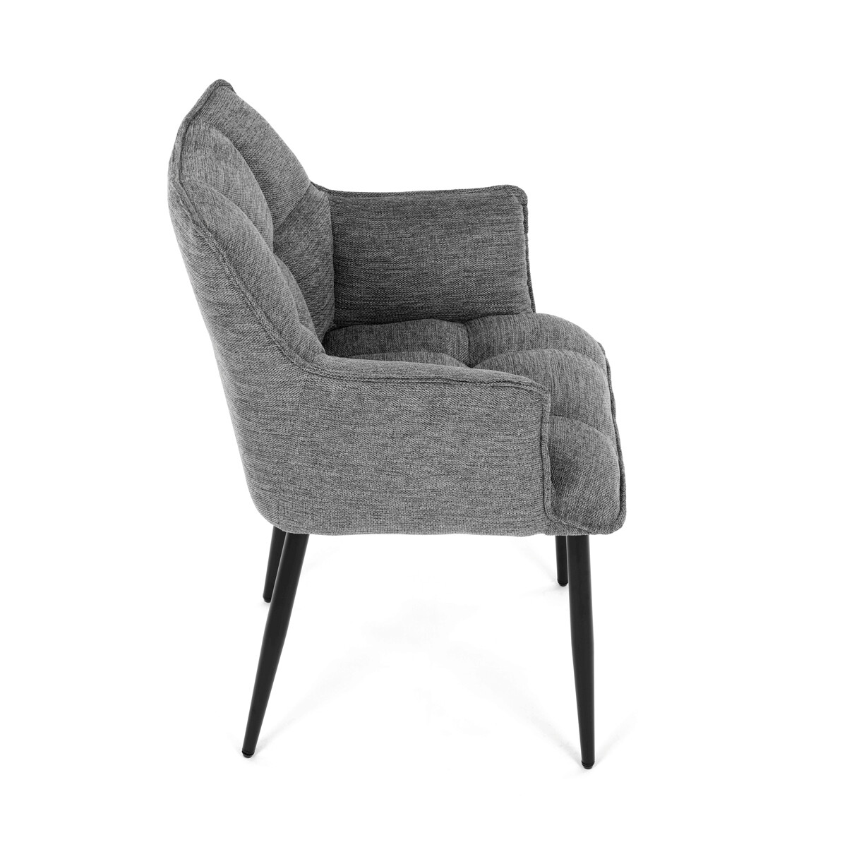 Jedálenské kreslo látka/kov DCH-J2139 GREY2