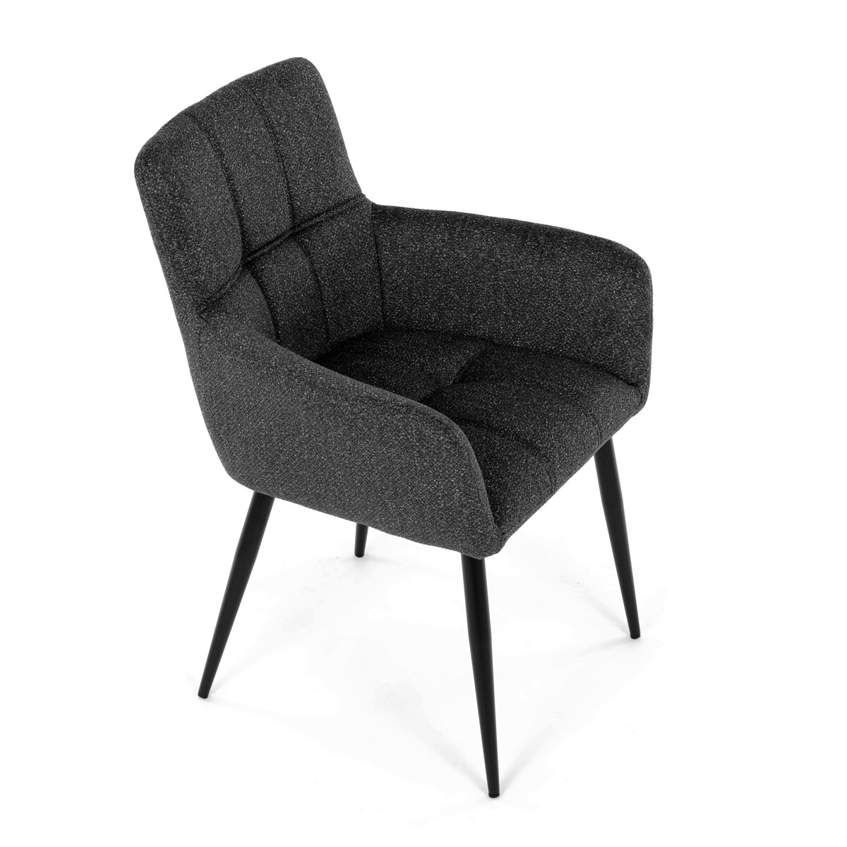 Jedálenské kreslo látka/kov DCH-P3146 GREY2