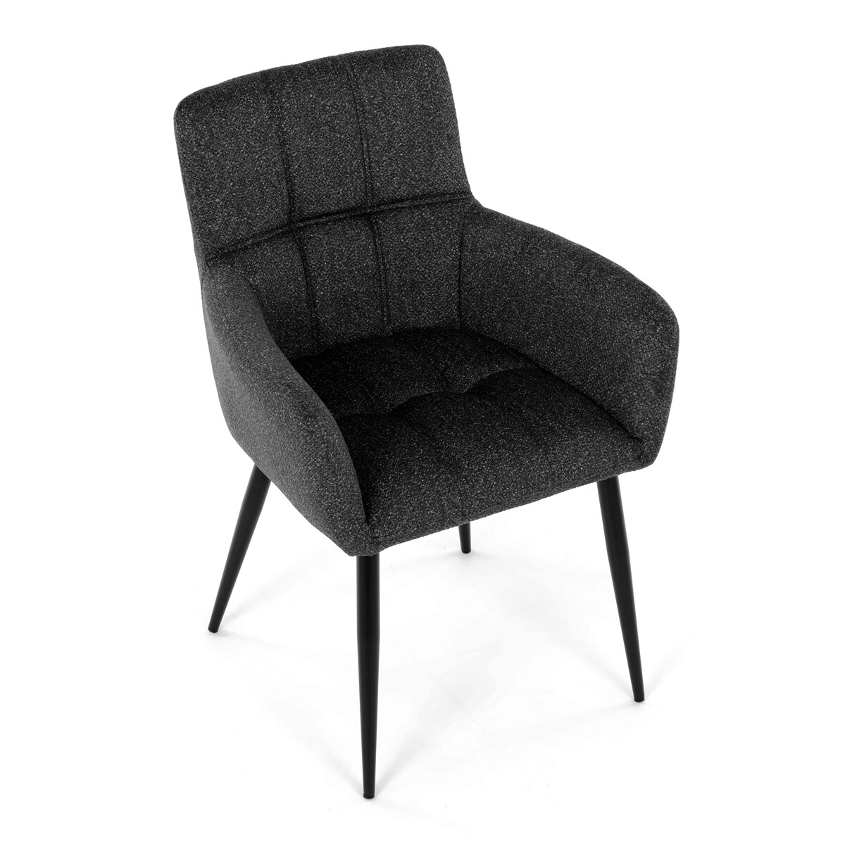 Jedálenské kreslo látka/kov DCH-P3146 GREY2