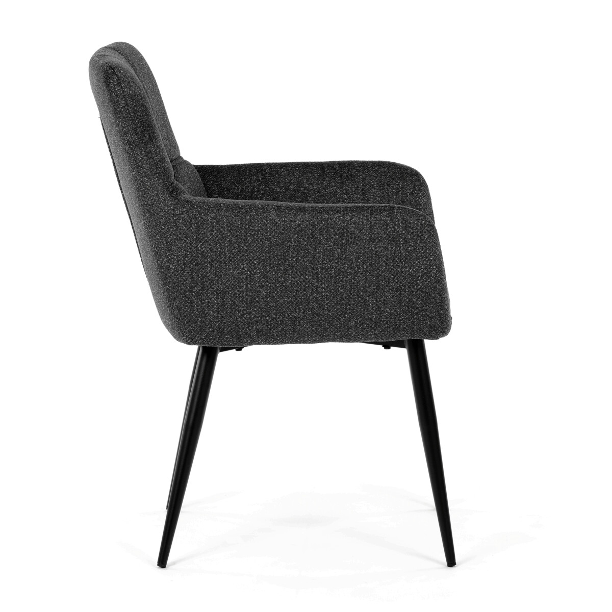 Jedálenské kreslo látka/kov DCH-P3146 GREY2