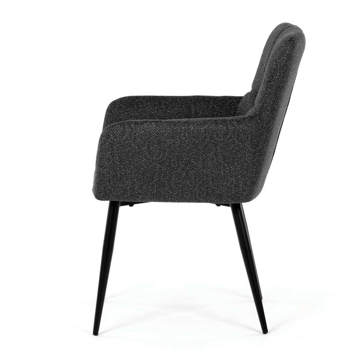 Jedálenské kreslo látka/kov DCH-P3146 GREY2