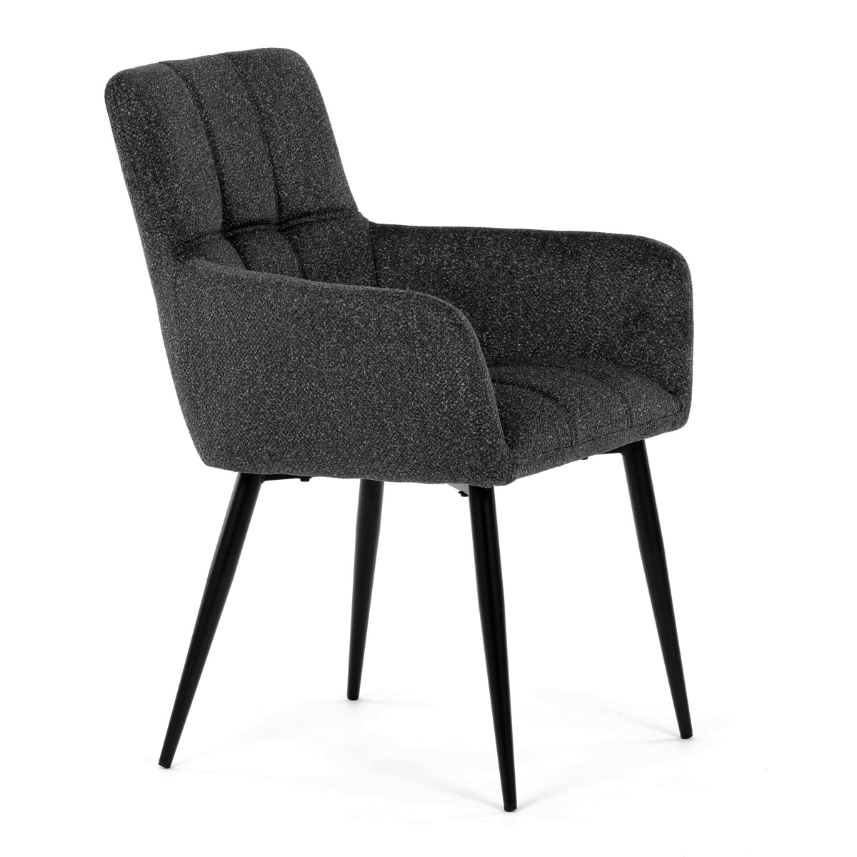 Jedálenské kreslo látka/kov DCH-P3146 GREY2